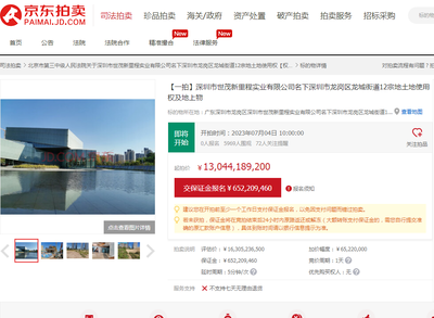 起拍價130億！深圳前海核心地塊法拍，曾規(guī)劃‘深圳最高樓’與實業(yè)投資夢